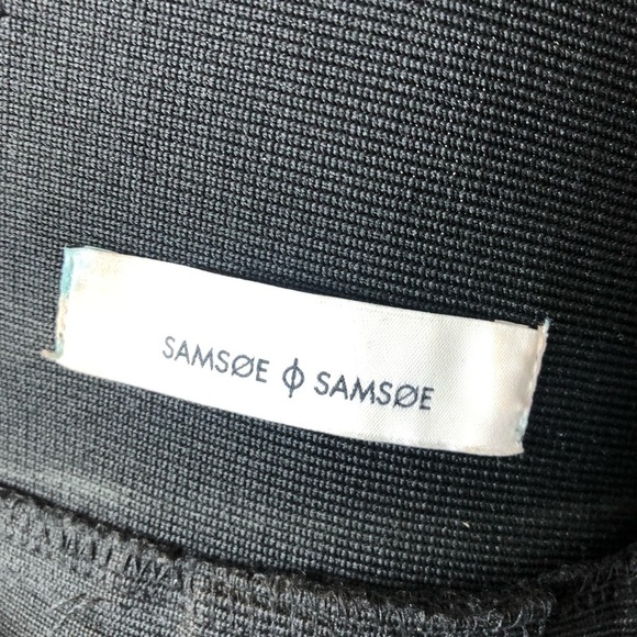 Samsoe & Samsoe | Berry Open Back Skater Dress in Black - Picture 10 of 12